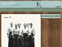 Tablet Screenshot of aikido.dojodubrochet.be